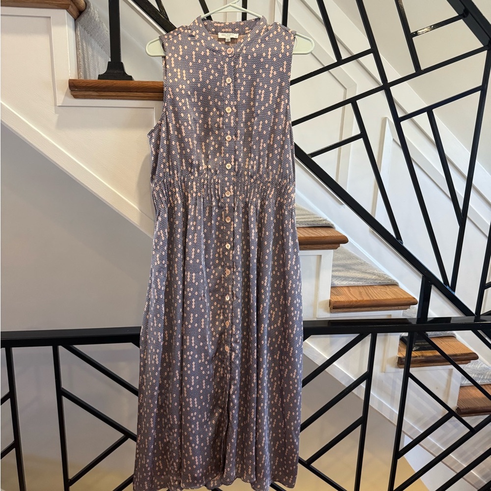 Equipment Adriana printed Sleeveless Midi Dress - Picture 2 of 3